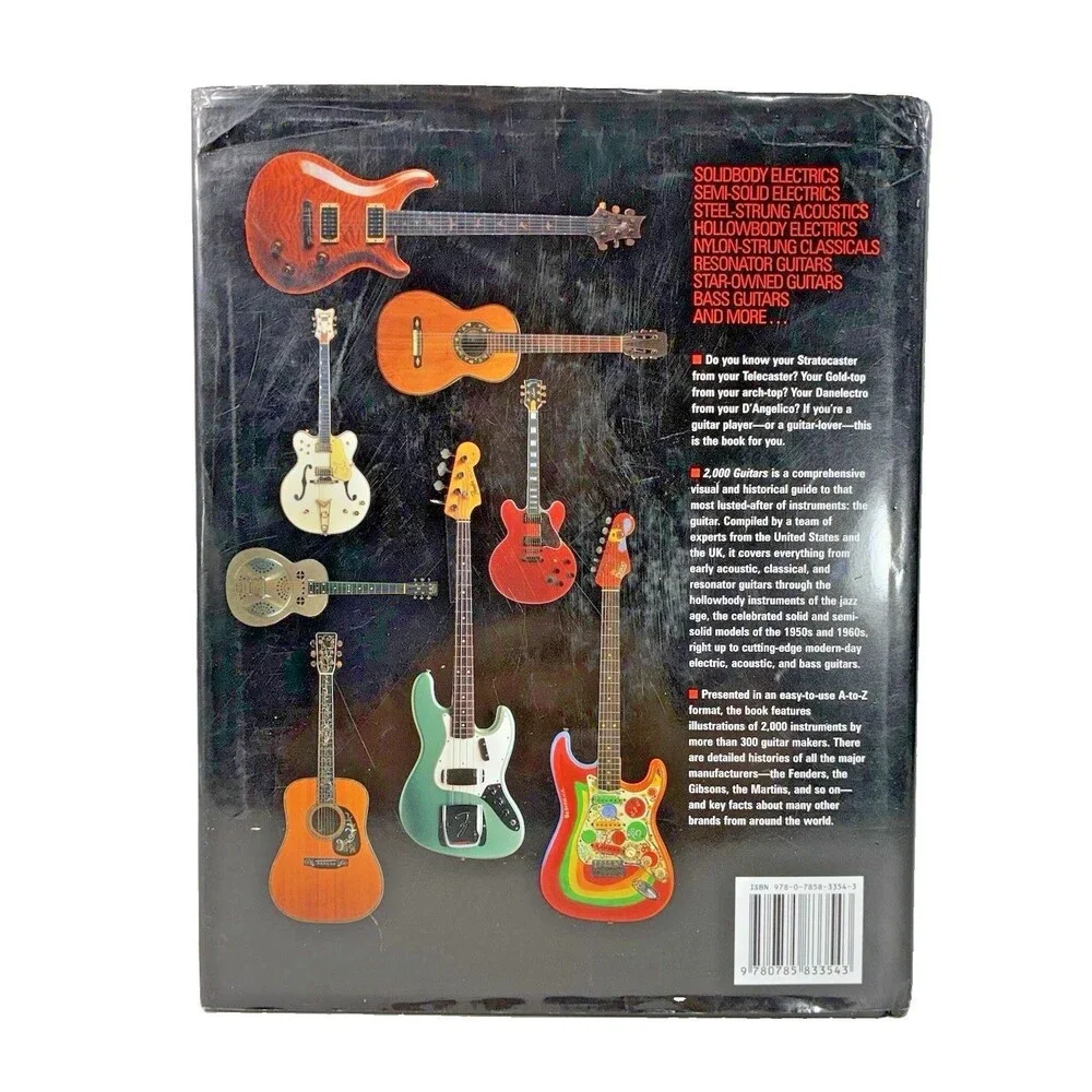 2,000 Guitars by Tony Bacon 2015 Chartwell Books Hardback Book